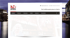 Desktop Screenshot of metropoldruck.com